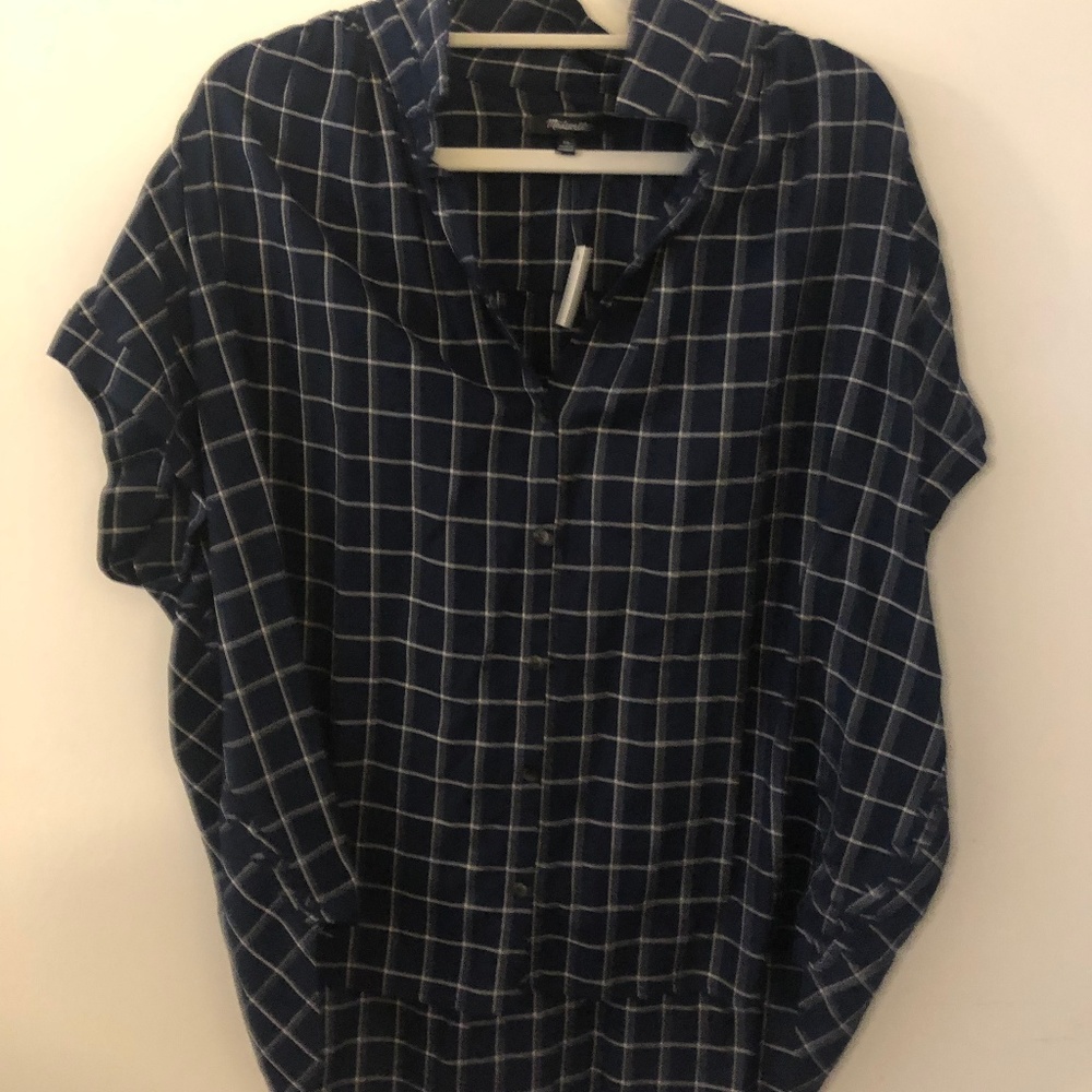 NWT Madewell button down short sleeve shirt